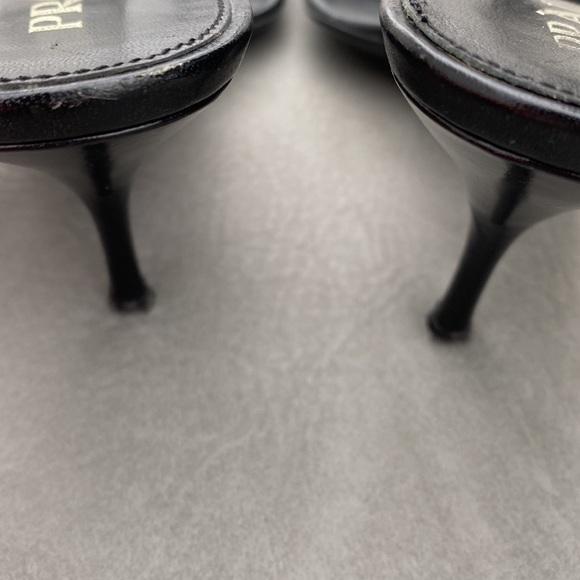 Prada black leather sandals with adjustable straps size 39 - Picture 5 of 8